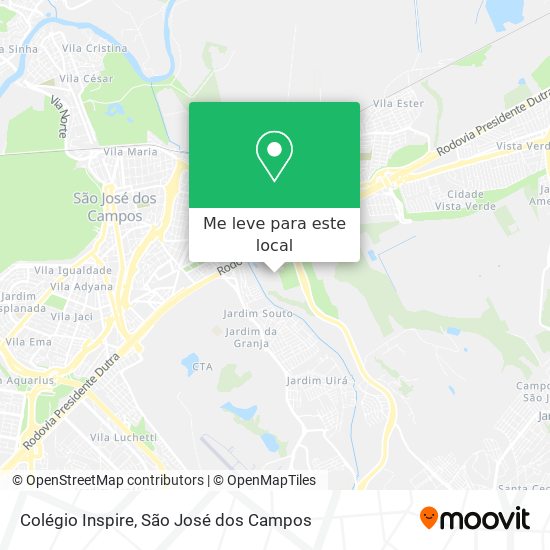 Colégio Inspire mapa