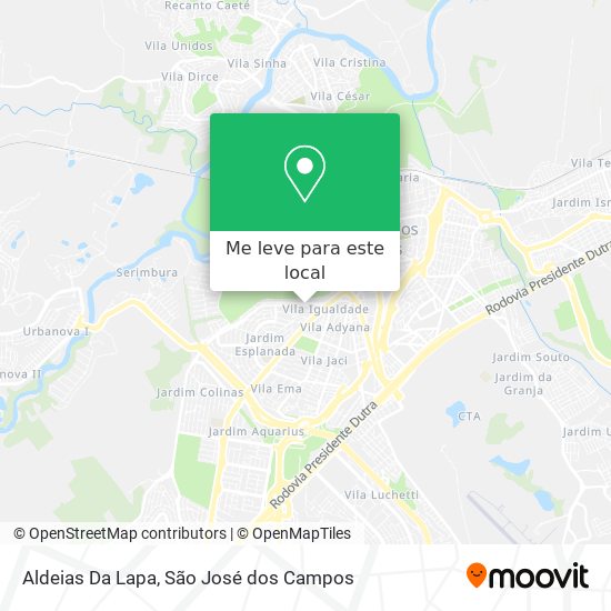 Aldeias Da Lapa mapa