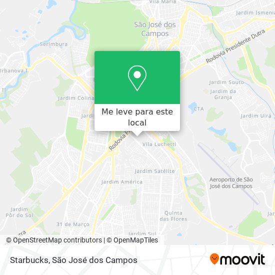 Starbucks mapa