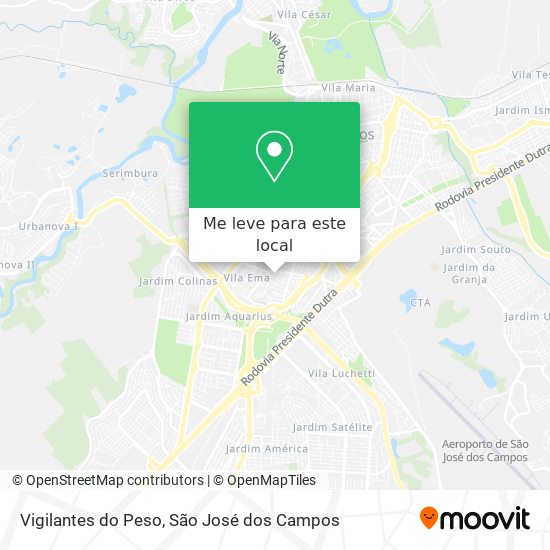 Vigilantes do Peso mapa