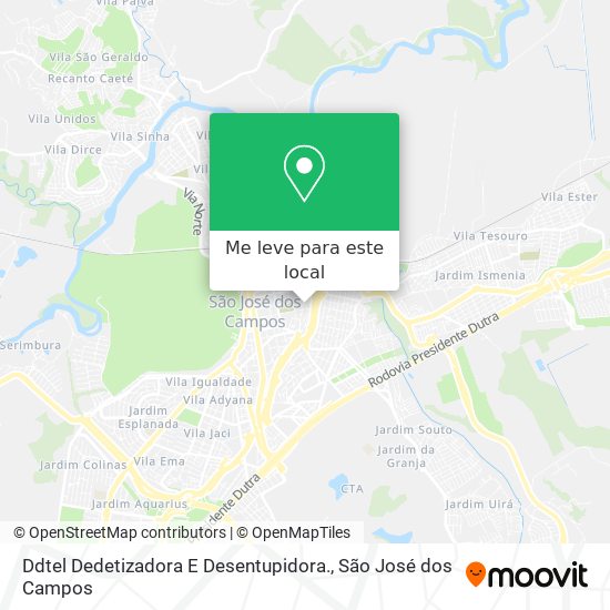 Ddtel Dedetizadora E Desentupidora. mapa