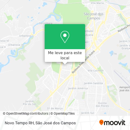 Novo Tempo RH mapa