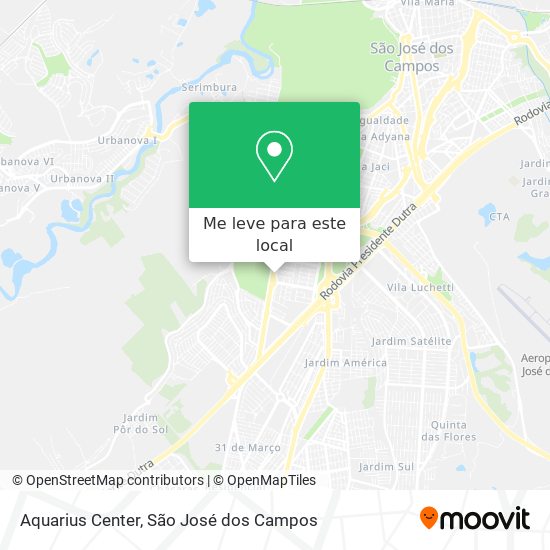 Aquarius Center mapa