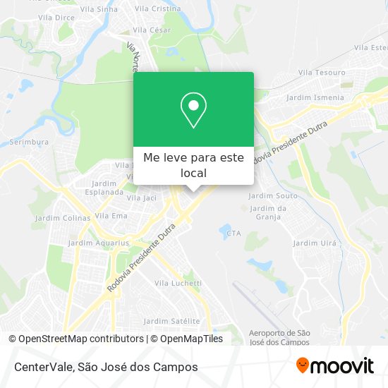 CenterVale mapa