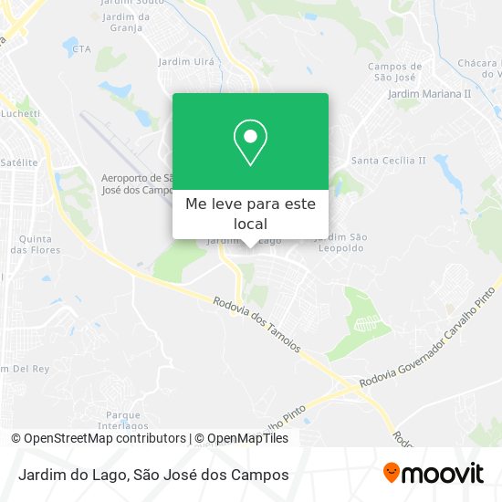 Jardim do Lago mapa