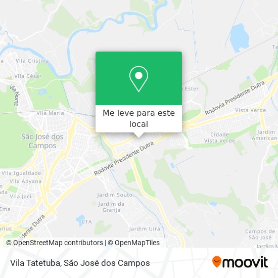 Vila Tatetuba mapa