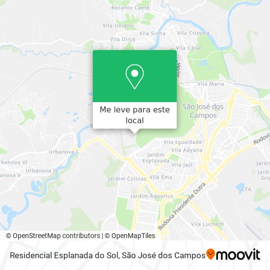 Residencial Esplanada do Sol mapa