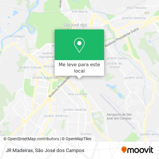 JR Madeiras mapa