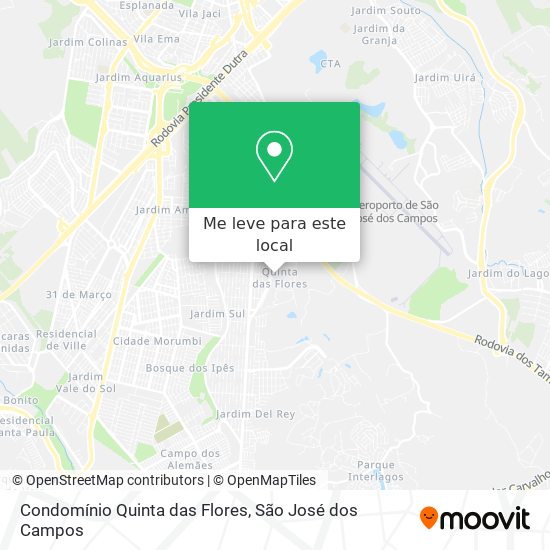 Condomínio Quinta das Flores mapa