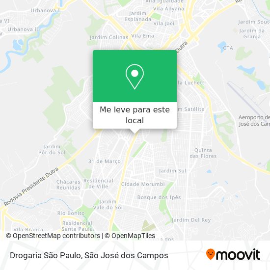 Drogaria São Paulo mapa