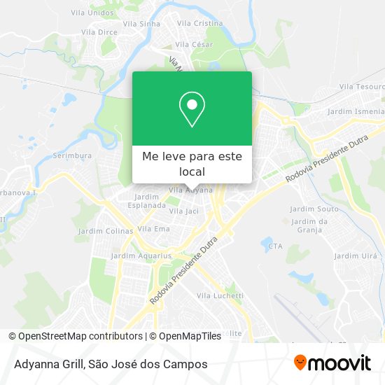 Adyanna Grill mapa