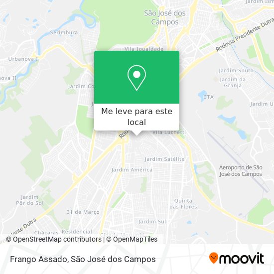 Frango Assado mapa