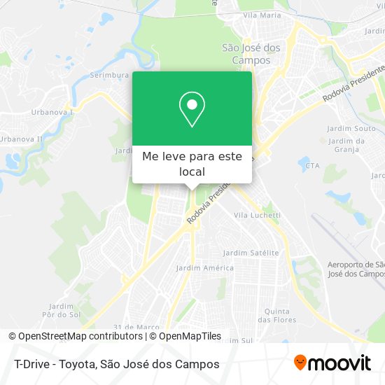T-Drive - Toyota mapa