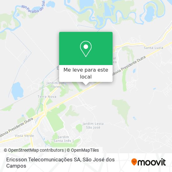 Ericsson Telecomunicações SA mapa