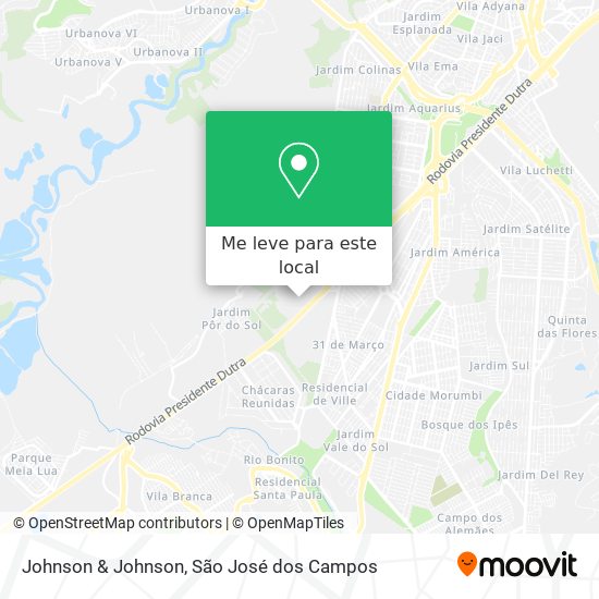 Johnson & Johnson mapa
