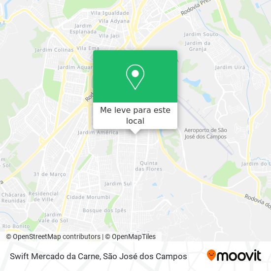 Swift Mercado da Carne mapa