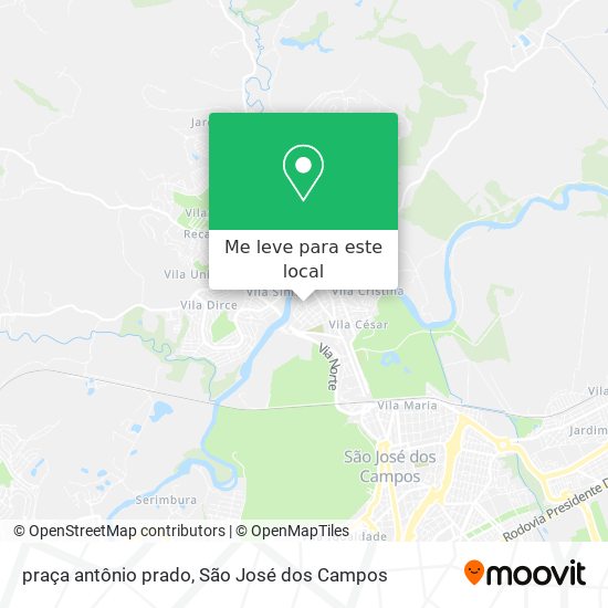 praça antônio prado mapa