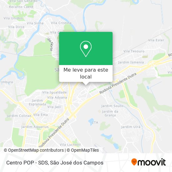 Centro POP - SDS mapa