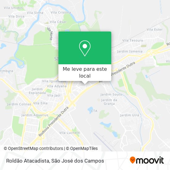 Roldão Atacadista mapa