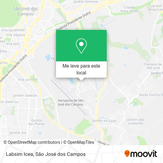 Como chegar até Labsim Icea em São José Dos Campos de Ônibus?