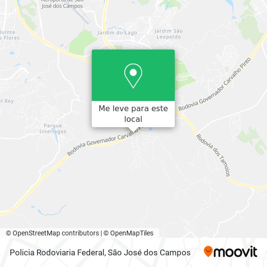 Policia Rodoviaria Federal mapa