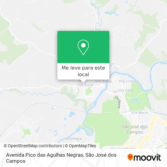 Avenida Pico das Agulhas Negras mapa