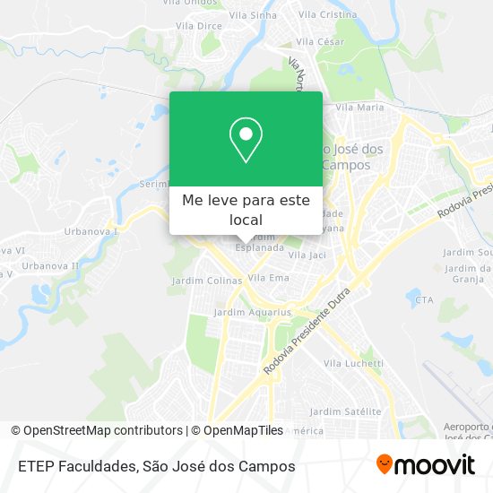 ETEP Faculdades mapa