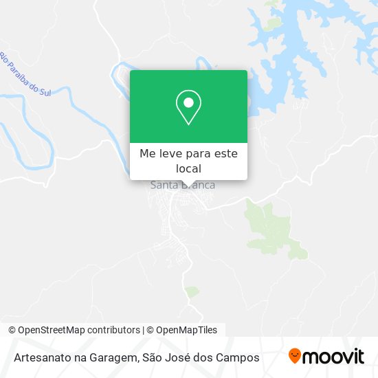 Artesanato na Garagem mapa