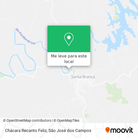 Chácara Recanto Feliz mapa