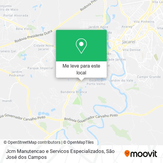 Jcm Manutencao e Servicos Especializados mapa