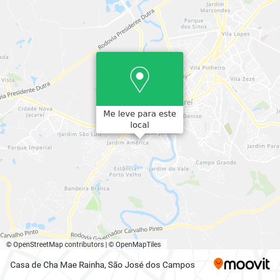 Casa de Cha Mae Rainha mapa