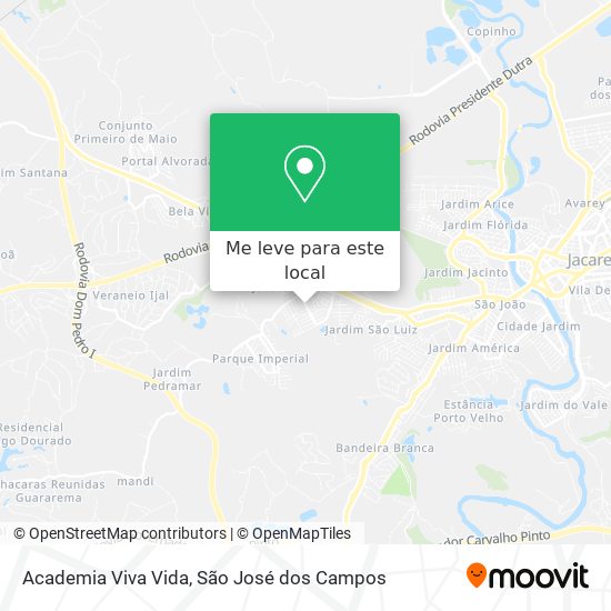 Academia Viva Vida mapa