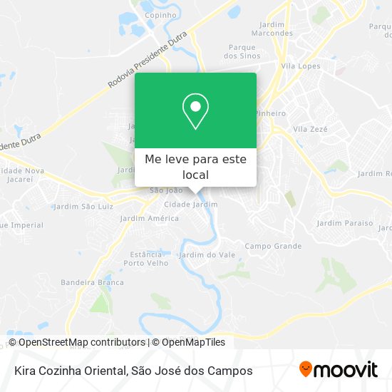Kira Cozinha Oriental mapa