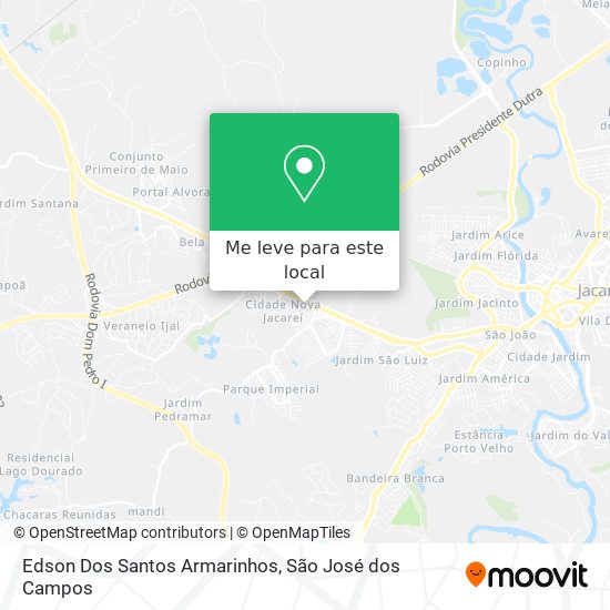 Edson Dos Santos Armarinhos mapa