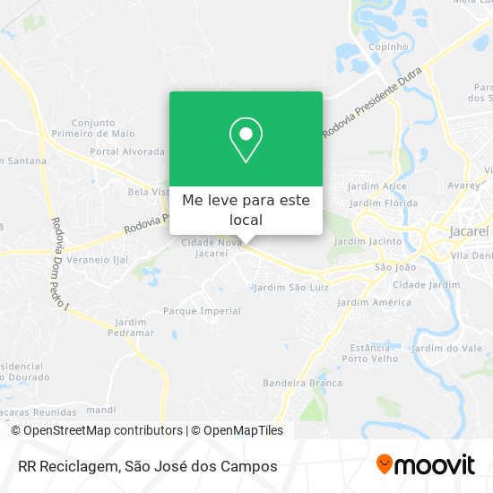 RR Reciclagem mapa