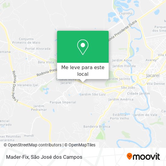 Mader-Fix mapa
