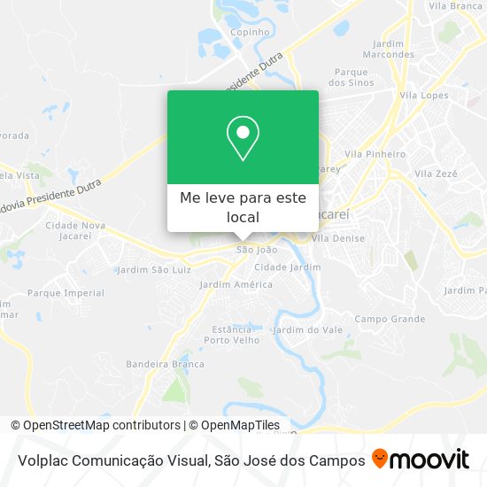 Volplac Comunicação Visual mapa