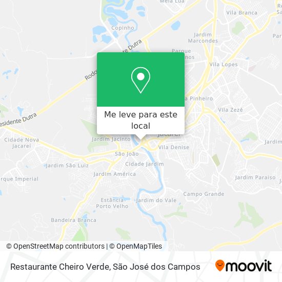 Restaurante Cheiro Verde mapa