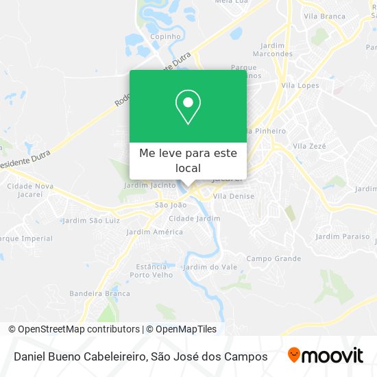 Daniel Bueno Cabeleireiro mapa