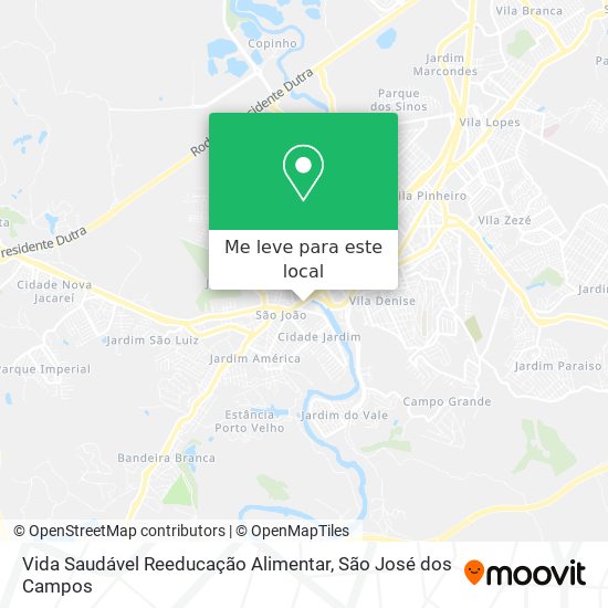 Vida Saudável Reeducação Alimentar mapa