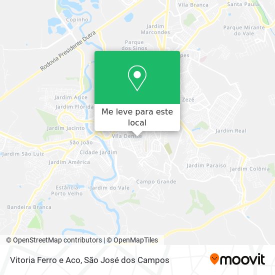 Vitoria Ferro e Aco mapa