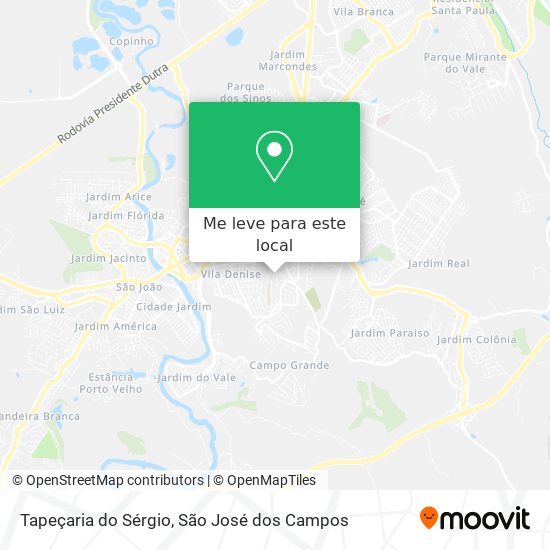 Tapeçaria do Sérgio mapa