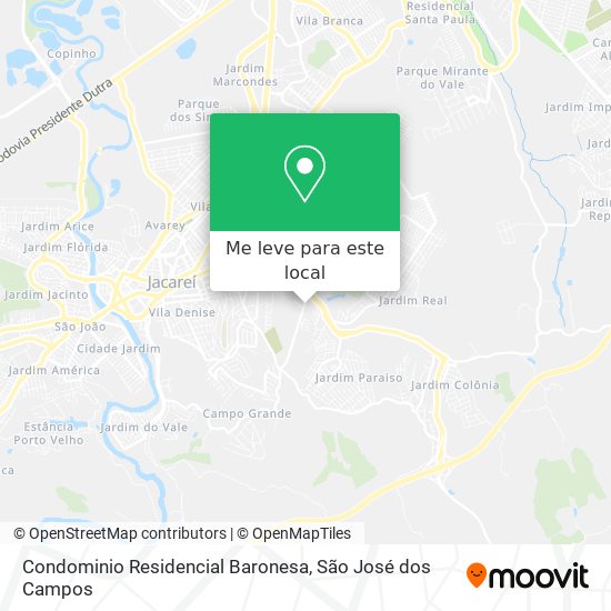 Condominio Residencial Baronesa mapa