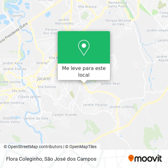 Flora Coleginho mapa