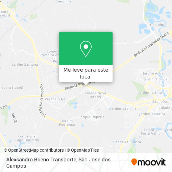 Alexsandro Bueno Transporte mapa