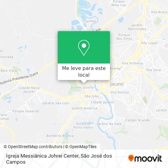 Igreja Messiânica Johrei Center mapa