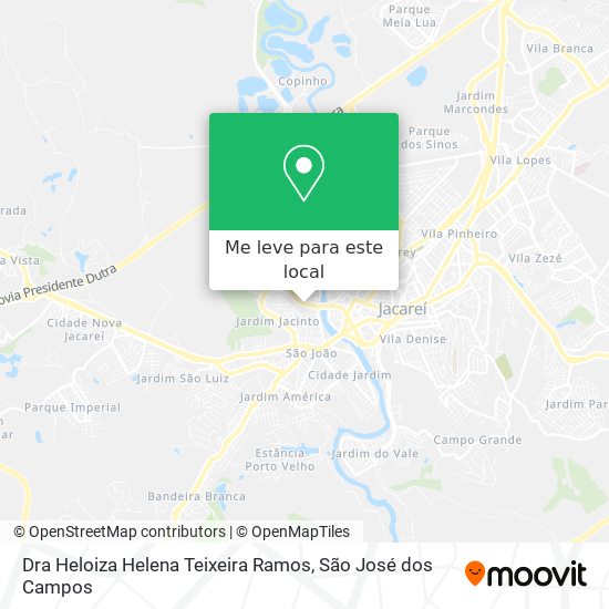 Dra Heloiza Helena Teixeira Ramos mapa