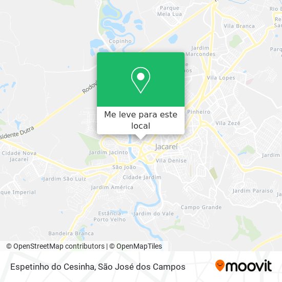 Espetinho do Cesinha mapa