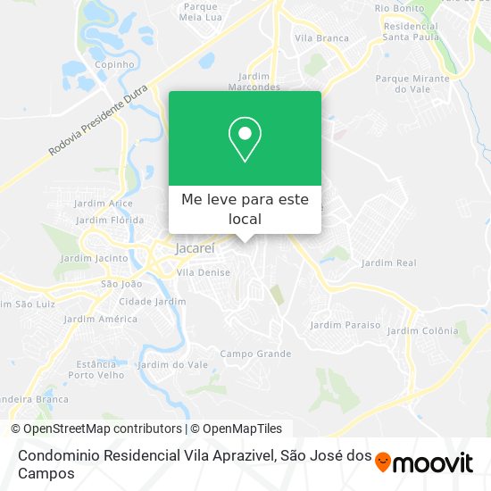 Condominio Residencial Vila Aprazivel mapa