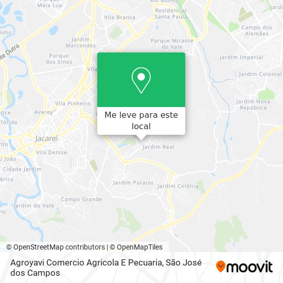 Agroyavi Comercio Agricola E Pecuaria mapa